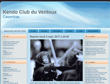 Tablet Screenshot of kendo-ventoux.com